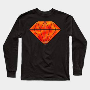 Fiery Diamond Long Sleeve T-Shirt